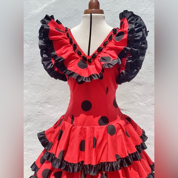 Authentic Spanish  
Vintage Flamenco Dress - Picture 5 of 10